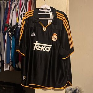 Real Madrid Black and Orange Jersey (BNWT)